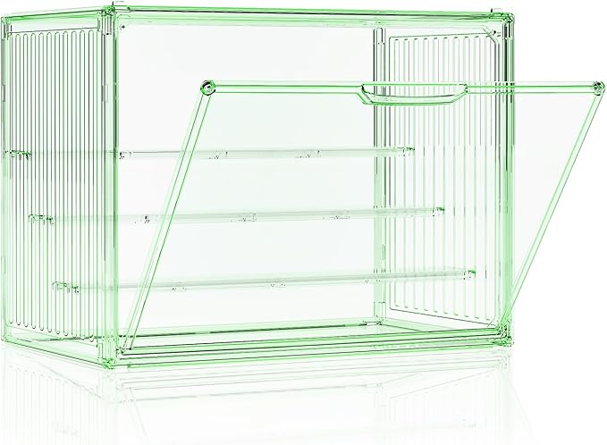 Clear Green Acrylic Figure Display Case
