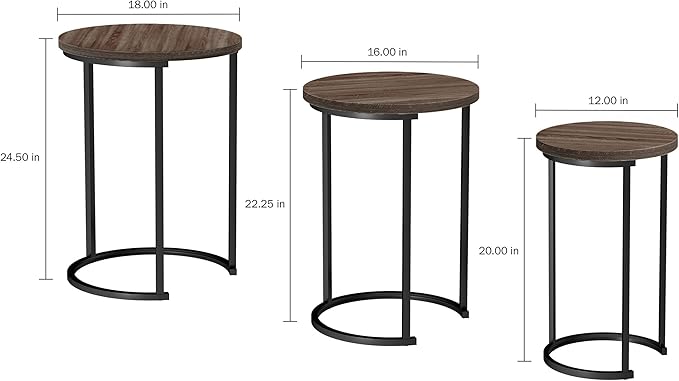 Lavish Home Nesting Tables
