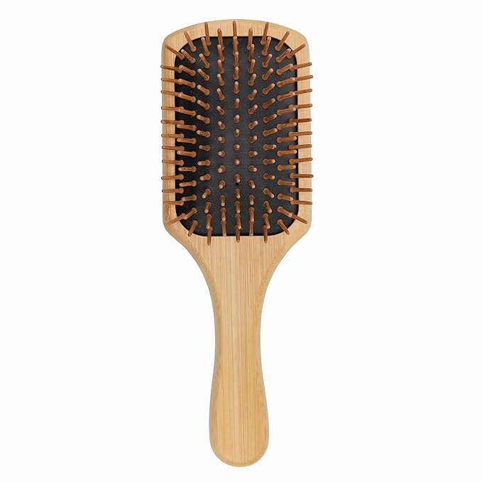 Doggy Style Large Bamboo Dog Brush, Deshedding & Detangling Grooming Brush for Medium & Large Dogs, Bamboo Pin Bristles, 9.5 Inch