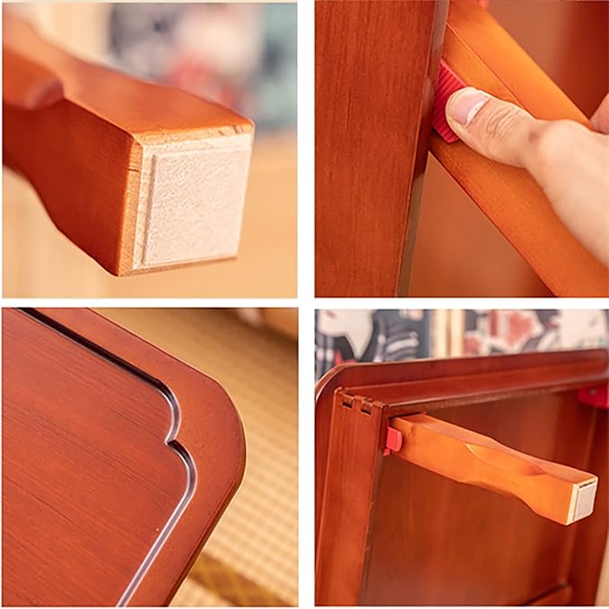 Folding Korean Dining/Tea Room Kang Low Wooden Table