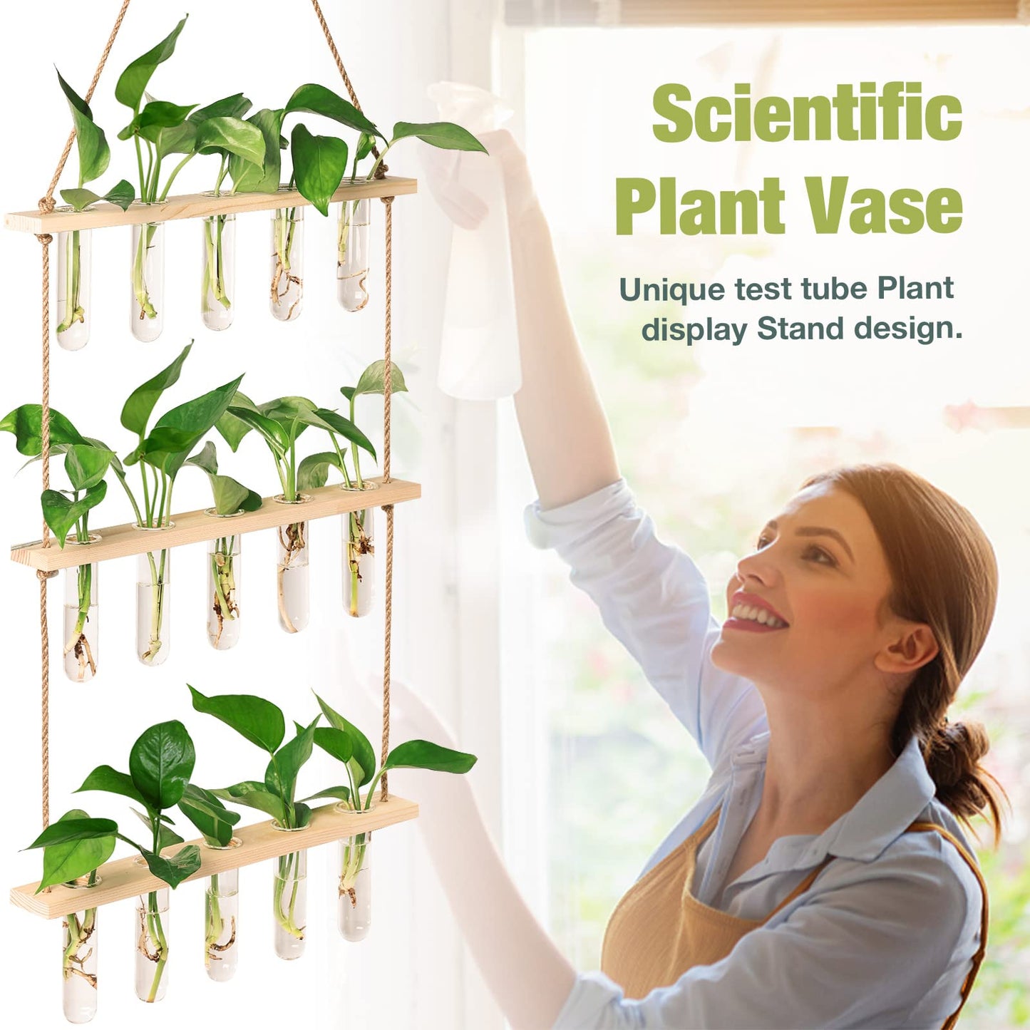 XXXFLOWER Watering Can+Wall Hanging Propagation Station