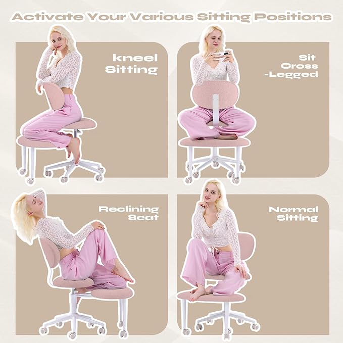 Pinmoco Ergonomic Cross Legged Office Chair