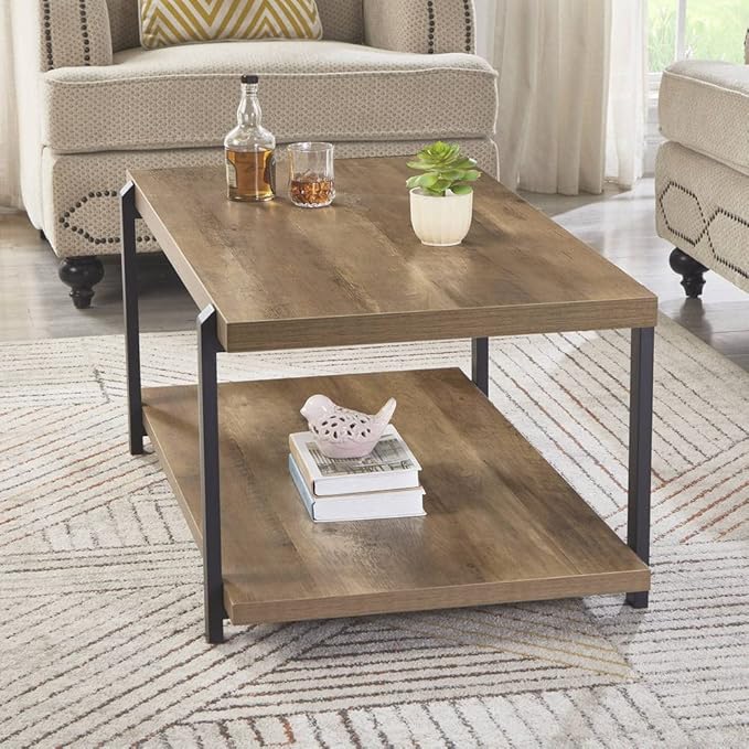 FOLUBAN Industrial Coffee Table