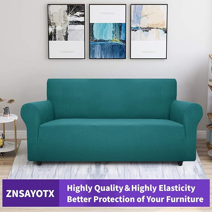 ZNSAYOTX Super Stretch Couch Cover Universal Sofa Covers