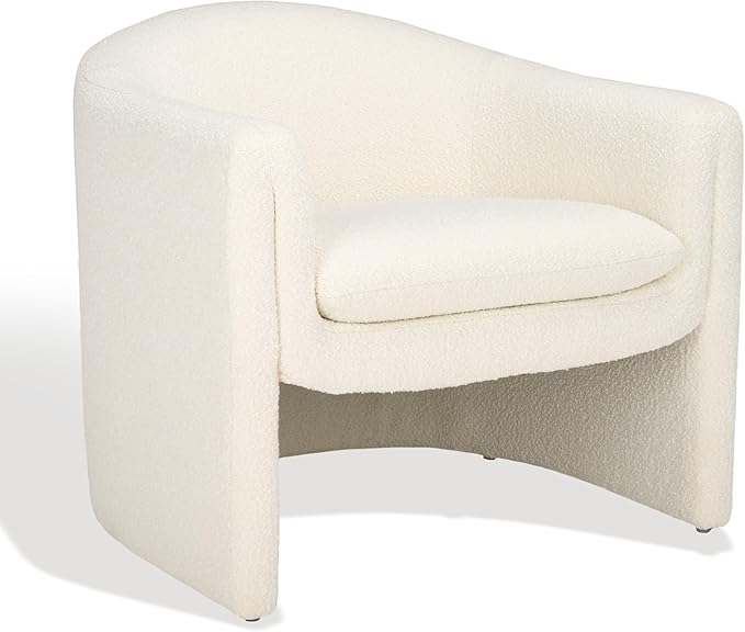 SAFAVIEH Couture Collection Laylette Ivory Boucle Accent Chair