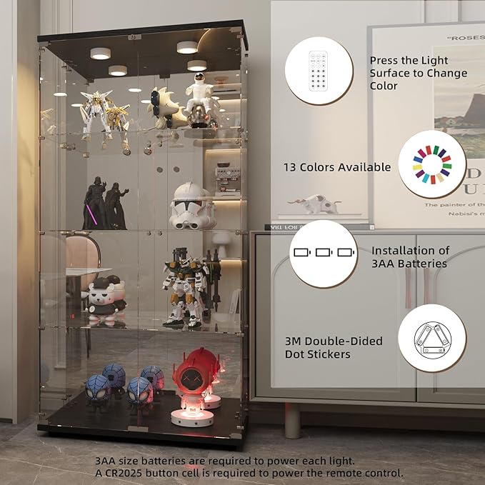 Beauty4U Glass Display Cabinet