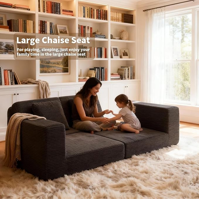FILUXE Modular Sectional Sofa, Modern Modular Sofa Couch