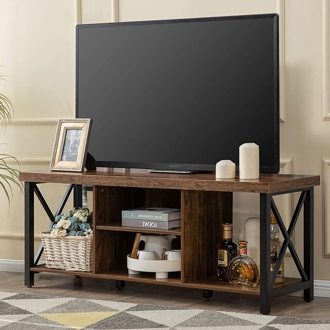 GAZHOME TV Stand for TV up to 55 Inches, TV Cabinet