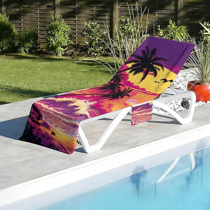 Irisbell Lounge Chair Towel Cover