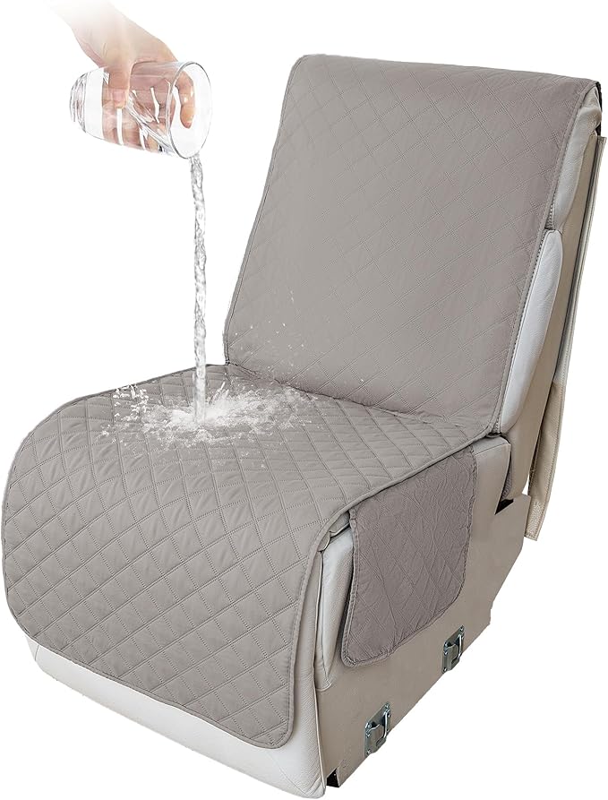 HDCAXKJ 100% Waterproof Reclining Sectional Couch Covers L Shape Recliner Sofa