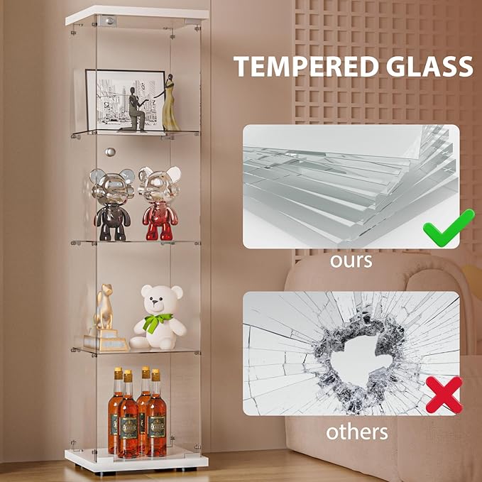 FANYUSHOW Glass Display Cabinet