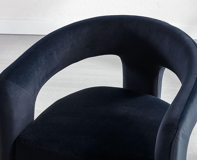 VESCASA Velvet Barrel Dining Chair