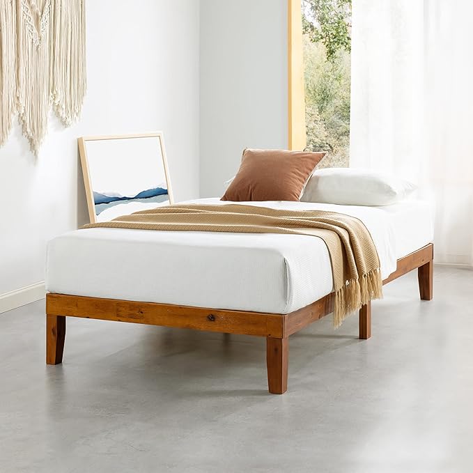 Mellow Naturalista Classic 12 Inch Solid Wood Platform Bed