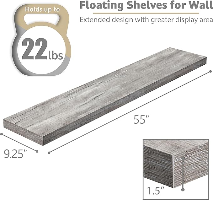 Sorbus Floating Shelves for Wall