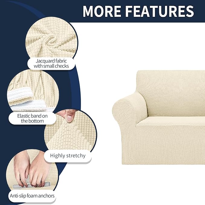 Cupuamon 2026 New Stretch Oversized Sofa Slipcovers Couch Sofa Cover