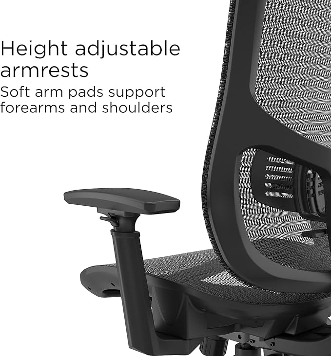 STAPLES Kroy Ergonomic Task Chair, Lumbar Support, Adjustable Height