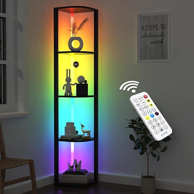 ROJASOP 5 Tiers Corner Shelf