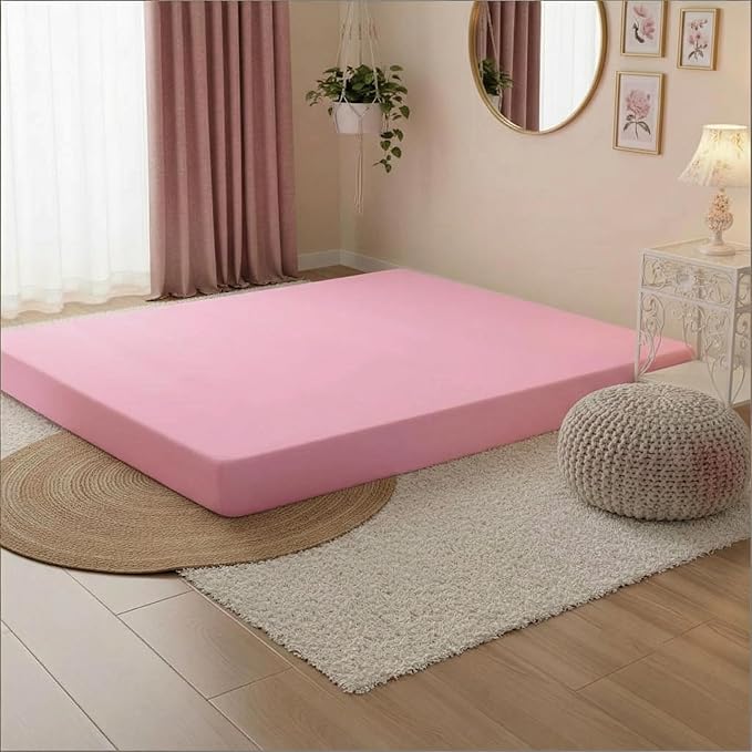 Stretchy Queen Fitted Sheet for 4 Inch Low Profile Mattress