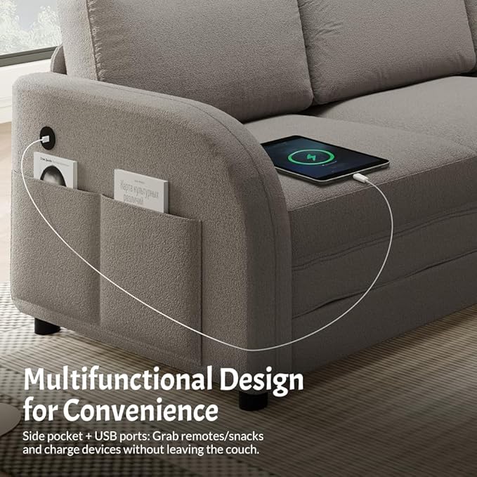 Queen Size Sleeper Sofas Convertible Couches, L Shaped Sectional Couch