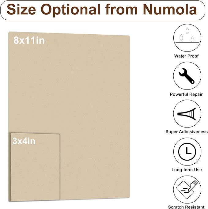 Numola Leather Repair Patch 8×11inch Self-Adhesive Leather Repair Tape