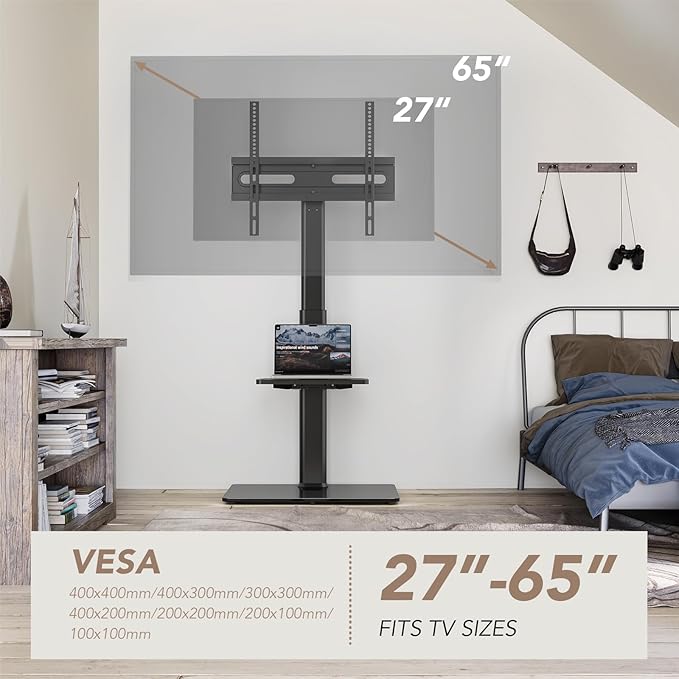 AX WABER Universal Floor TV Stand