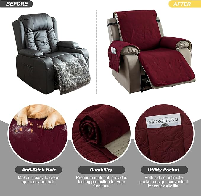 100% Waterproof Recliner Chair Cover, Recliner Chair Covers
