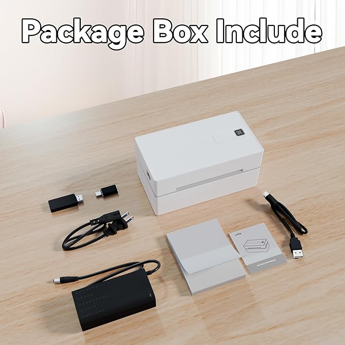 PeriPage Bluetooth Thermal Shipping Label Printer,Wireless 4x6 Shipping Label Printer for Shipping Packages,Support iPhone iPad Android Windows & Mac,Used for Amazon, Ebay,Shopify, Etsy, USPS.