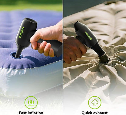 Electric Air Duster, Compressed Air Duster 2-in-1 Cordless Mini Vacuum 130,000 RPM 4400mAh Rechargeable PC Keyboard Cleaner for Computer Car Camera Camping (C4)