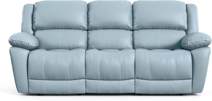 Furniture of America Sorin Modern Leather Recliner Sofa