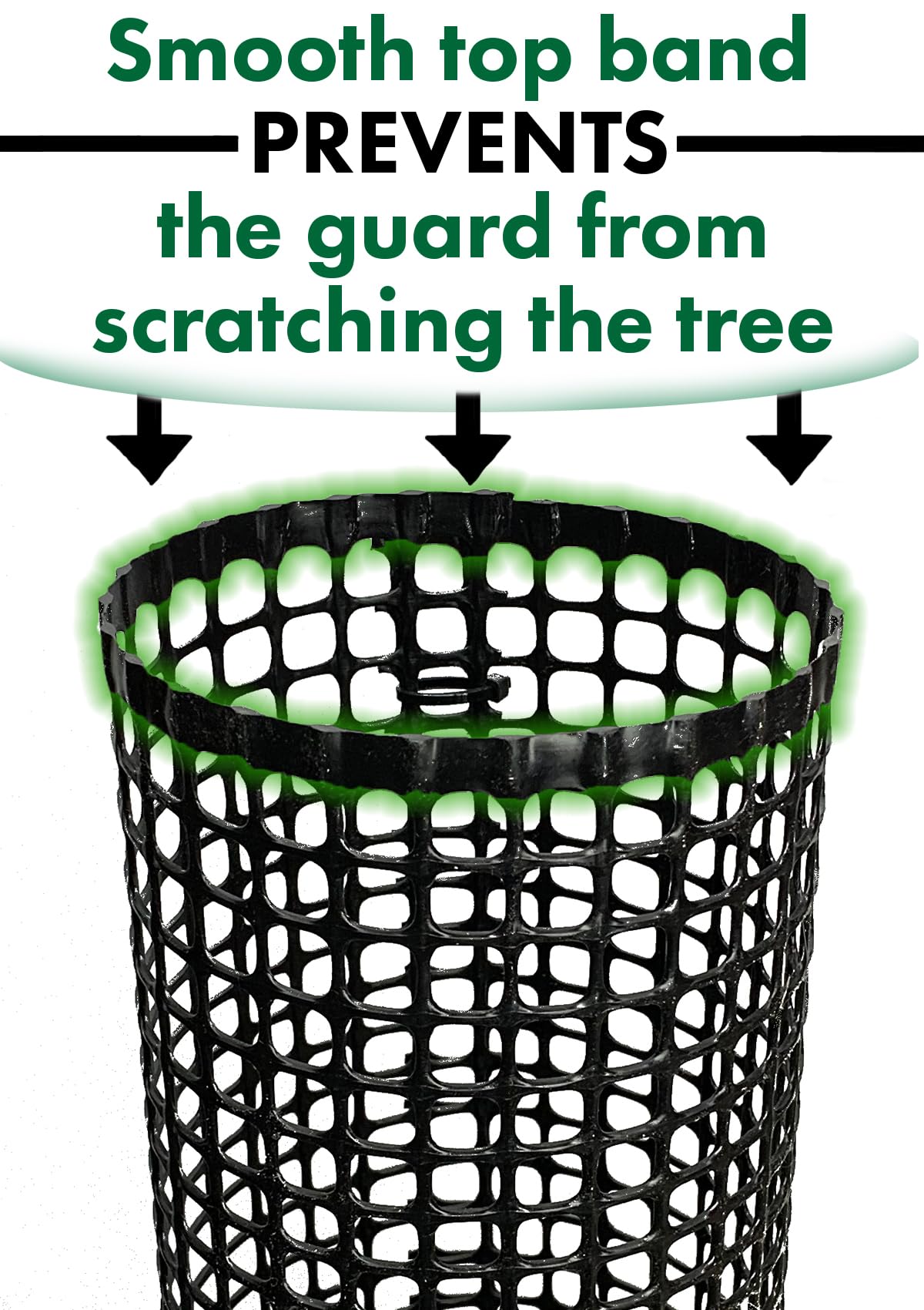 Voglund Nursery Mesh Tree Bark Protector Guard 48 Inches Tall (5 Pack) Heavy Duty with Zip-Ties, Tree Trunk Protectors from Trimmers, Tree Guard, Tree Protector for Saplings and Fruit Trees