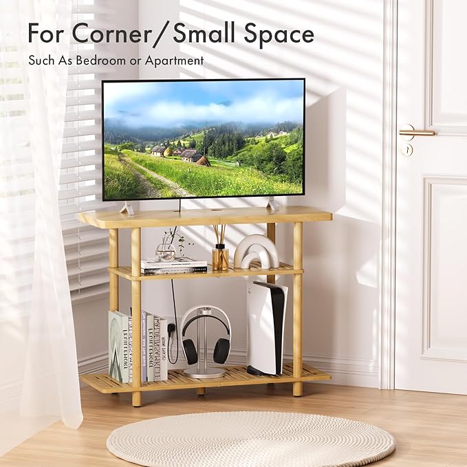 Bamboo TV Stand, Small TV Stands