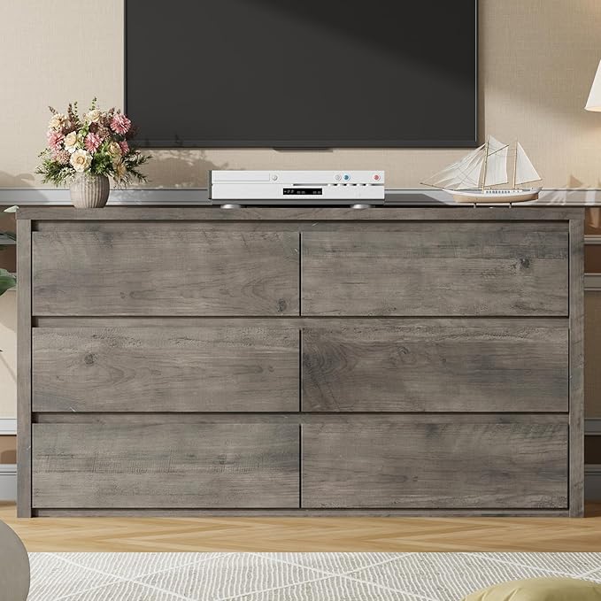 GarveeHome 7 Drawer Dresser for Bedroom, Wide Modern Chest of Drawers, Large