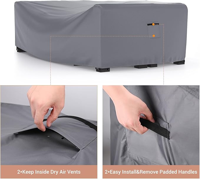 Mrrihand Heavy Duty Patio Furniture Covers, Outdoor Furniture Covers Waterproof