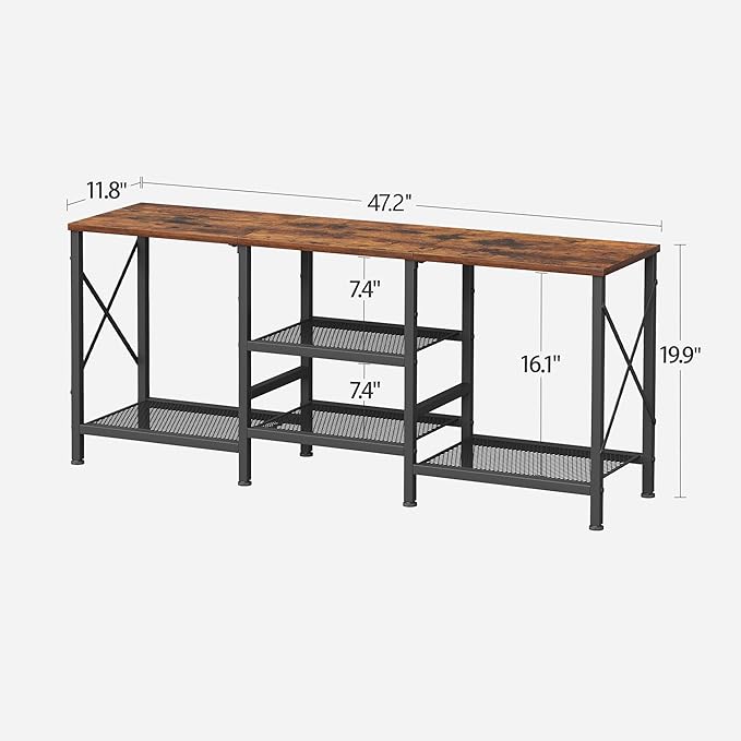 JARHETUN TV Stand for 55 Inch TV, Entertainment Center