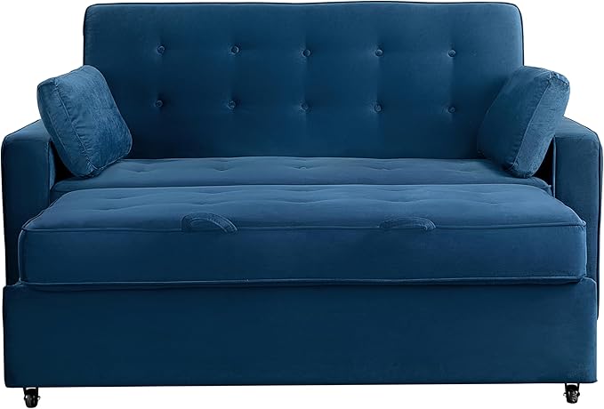 Serta Ainsley 72.6" Convertible Sleeper Sofa, Queen Size, Dreamcoil Comfort