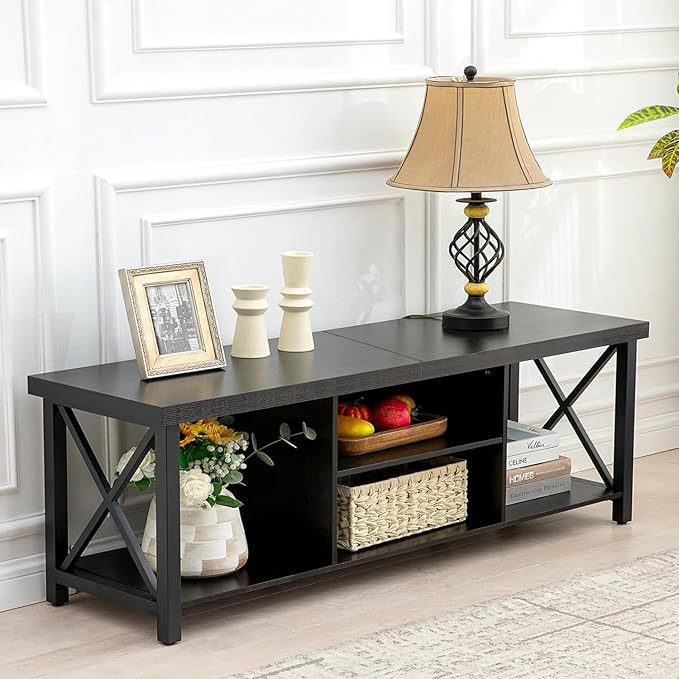 GAZHOME TV Stand for TV up to 65 Inches, TV Cabinet