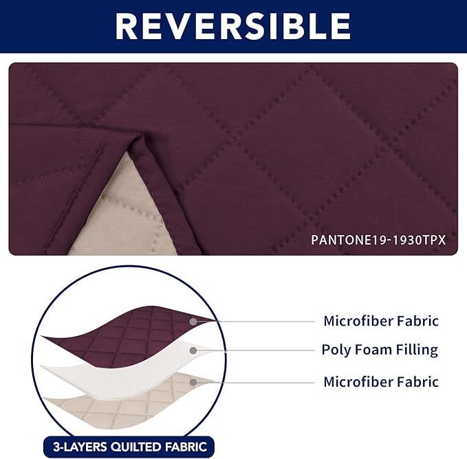 PureFit Water Resistant Reversible Sofa Covers