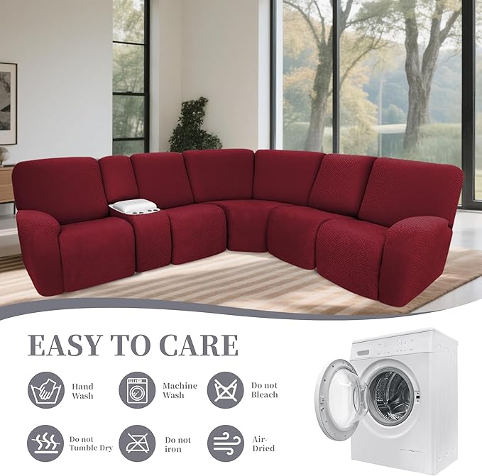 100% Waterproof Sectional Recliner Couch Covers