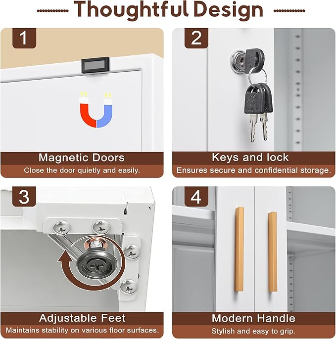 UNICOLY Lockable Display Cabinet