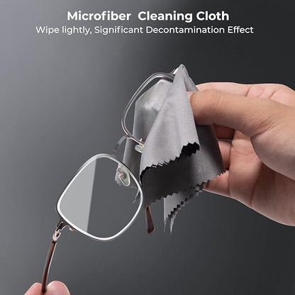 K&F CONCEPT 10 Pack Lens Cleaning Cloth 15X18CM, Washable Reusable Microfiber Cleaning Cloth for Camera Lenses, Glasses, Screens, Cameras, Eyeglasses, LCD TV Screens