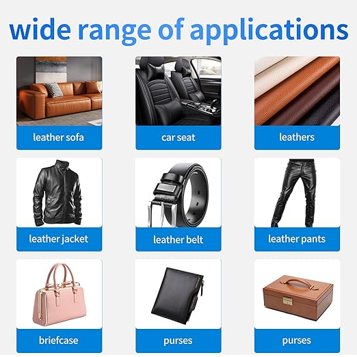 Leather Glue, Permanent，Adhesive Clear, Waterproof，for Sofas, Car Seats