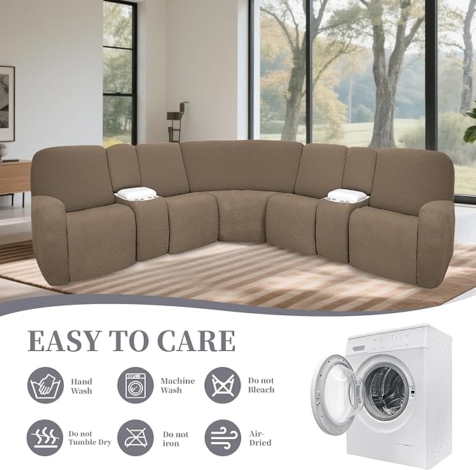 100% Waterproof Sectional Recliner Couch Covers