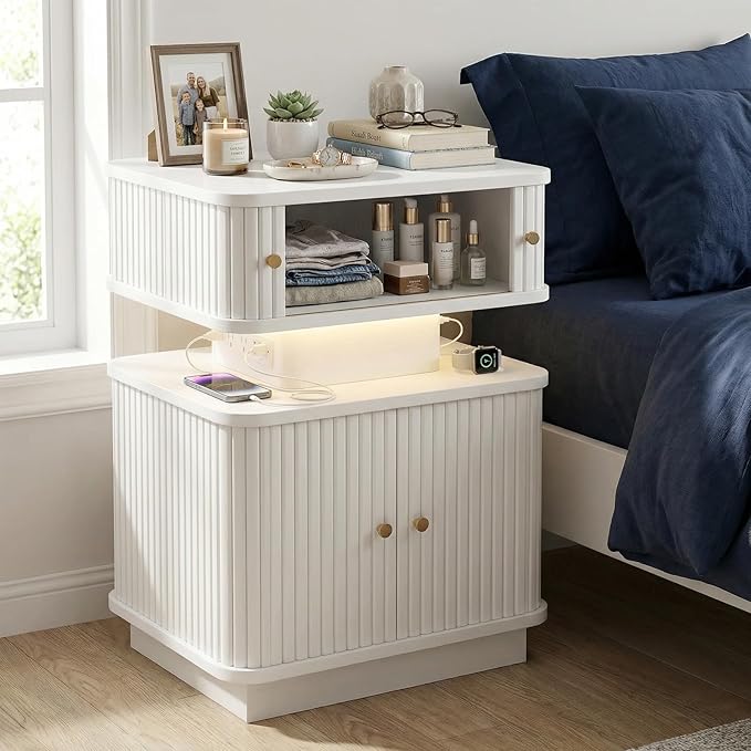 Night Stand, LED Nightstand, Modern Nightstand