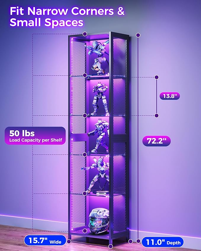 AODK 72" Tall Display Case