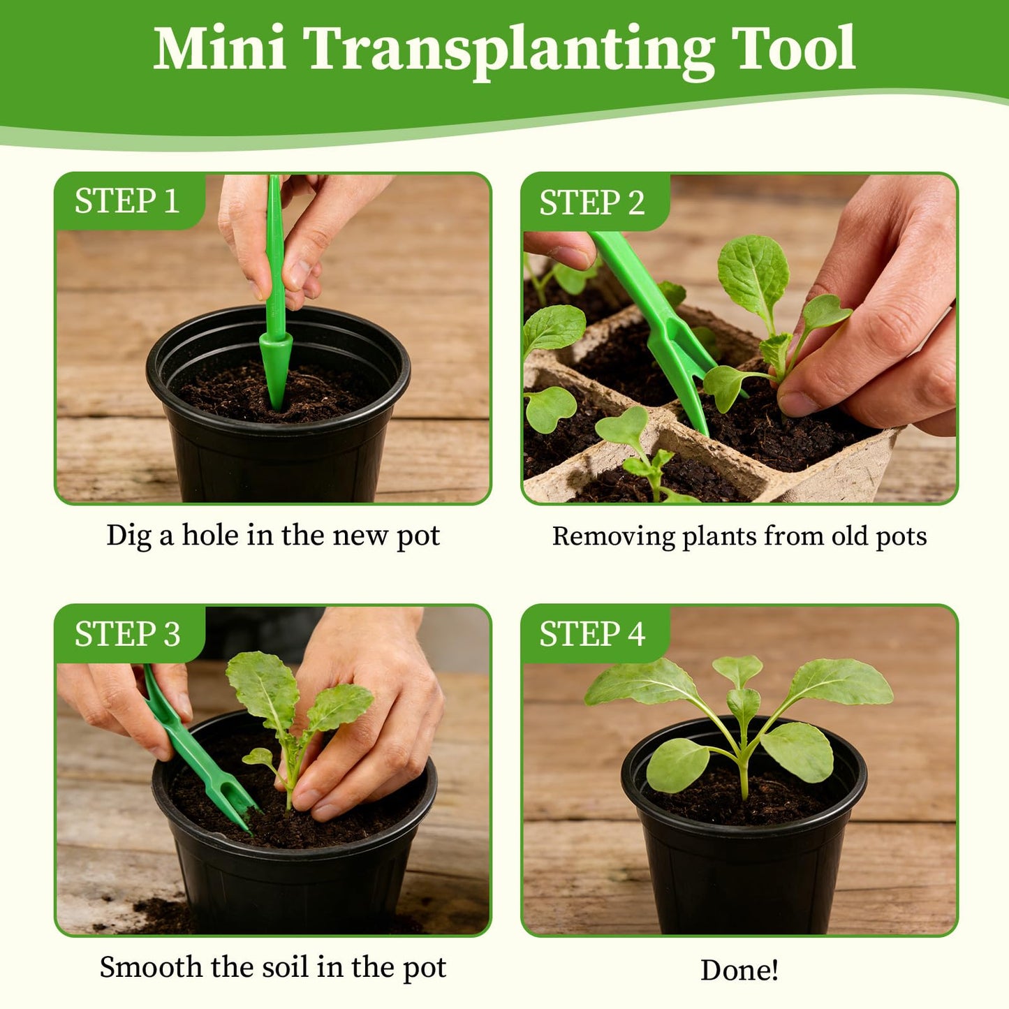 DRAINJH Mini Seed Spreader, 19 Pcs Seed Planter Tool Dispenser for Small Seeds, Hand Seeder Spreader with Plant Labels, Ergonomic Plastic Dibber Garden Tool and Gloves for Lawns