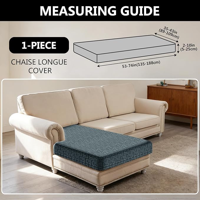 UNBBRRL Stretch Couch Seat Cushion Cover