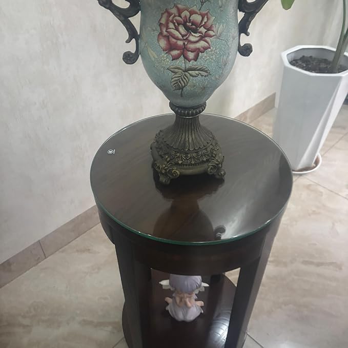 16" Round Tempered Glass Table Top
