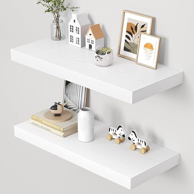 Dreamland 32" Floating Shelves for Wall, Wall-Mounted Shelves for Bedroom