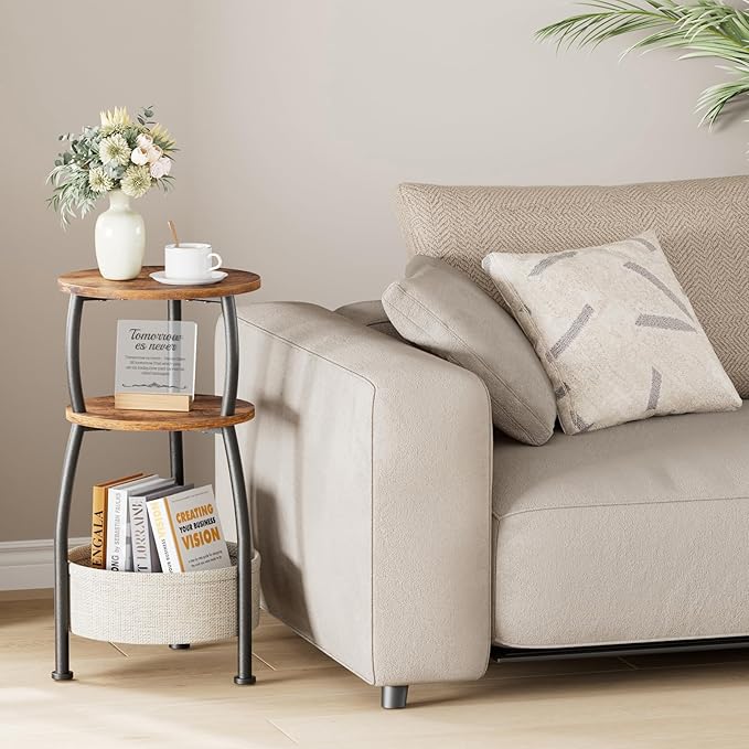 Round Side Table for Small Spaces
