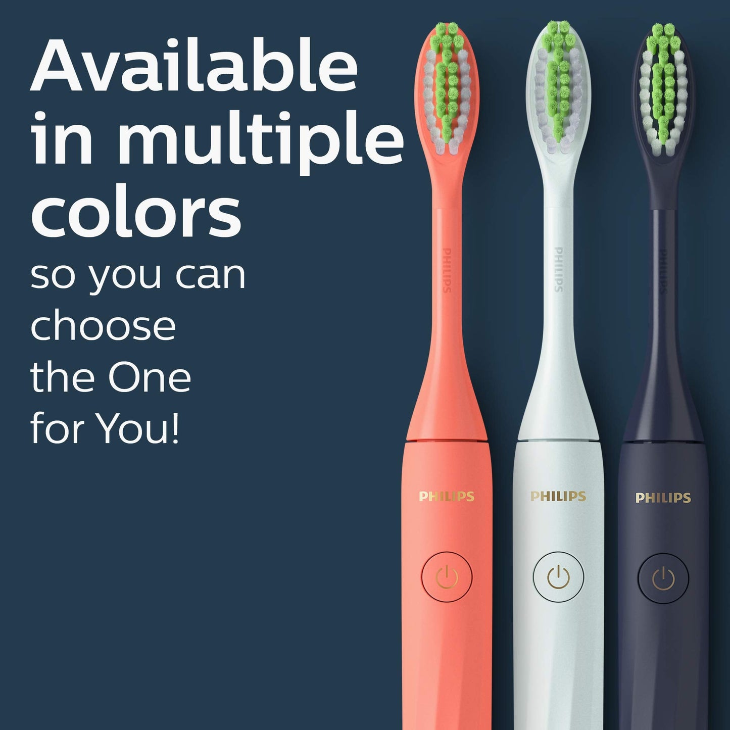 Philips Sonicare Battery Toothbrush, Midnight Blue, HY1100/04